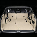 Trunk mat, cargo liner; three-row seat design (full-coverage design with hidden Velcro fasteners)