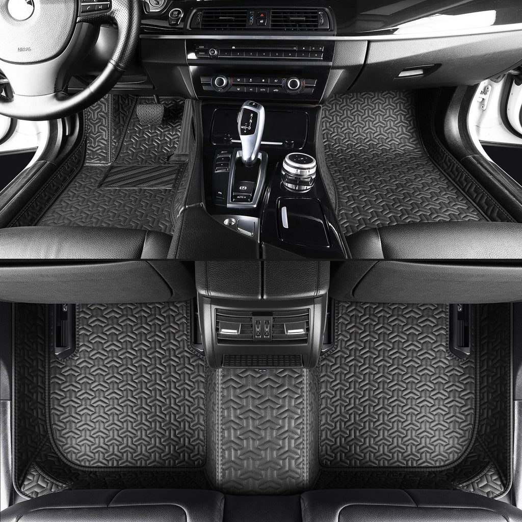 Trident Tread Car Floor Mats: Waterproof, suitable for all weather conditions and seasons, with customizable logos