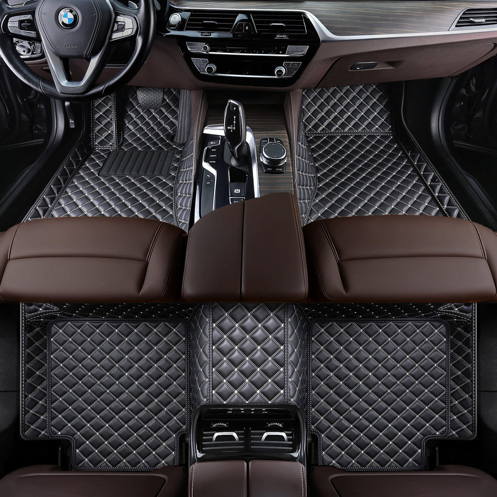 Square Car Floor Mats, With Logo Full Coverage Mats