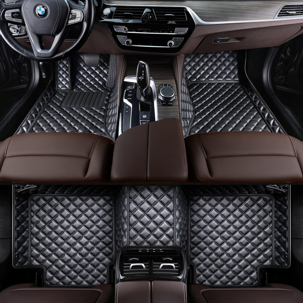 Square Car Floor Mats, With Logo Full Coverage Mats