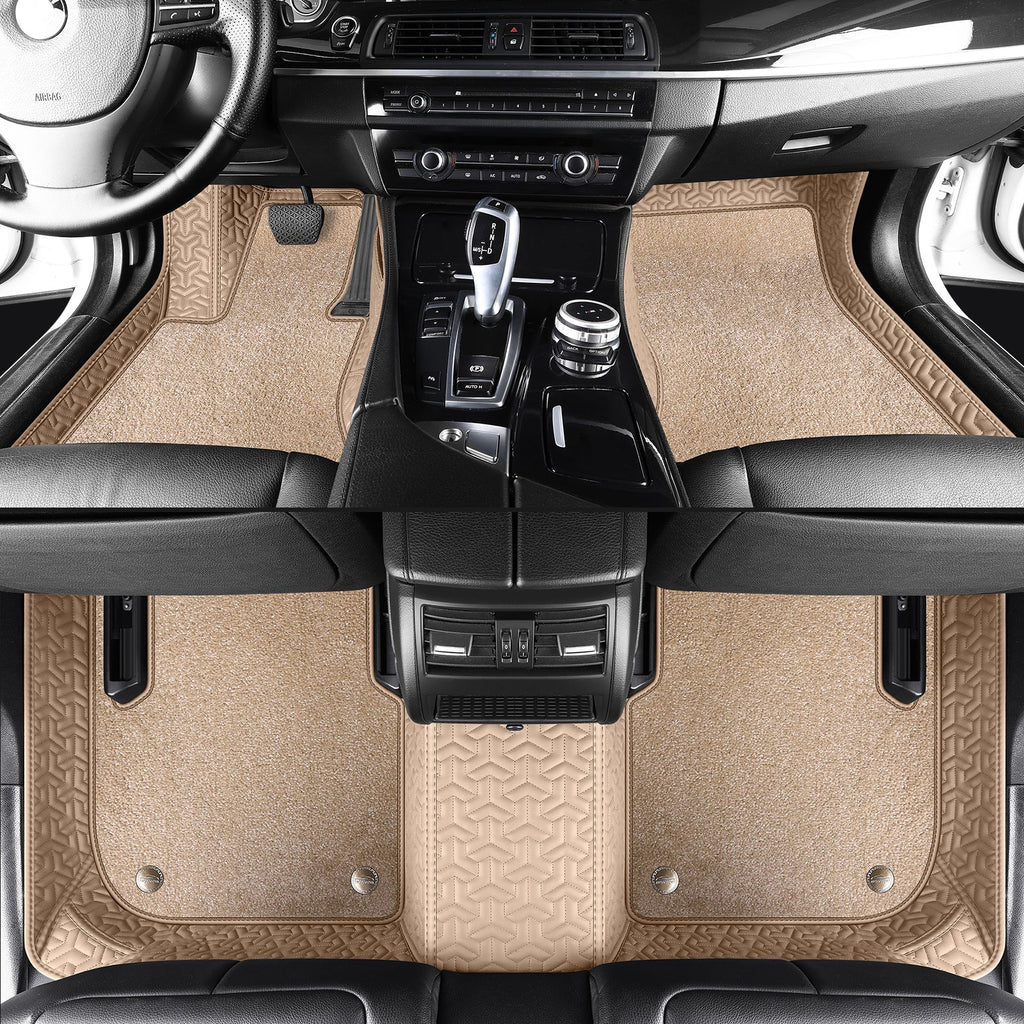 Trident Tread Custom Car Floor Mats With carpet With Logo