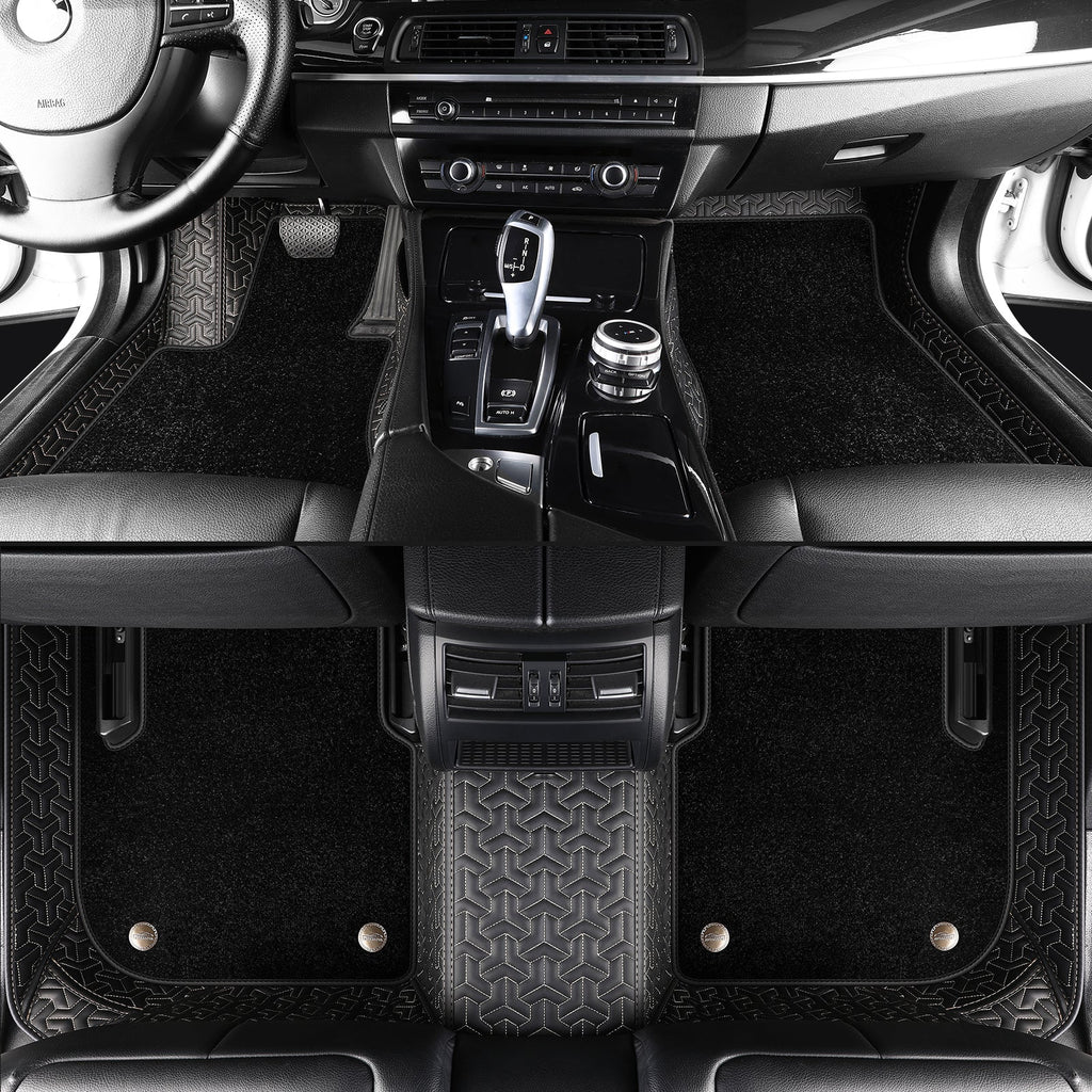 Trident Tread Custom Car Floor Mats With carpet With Logo