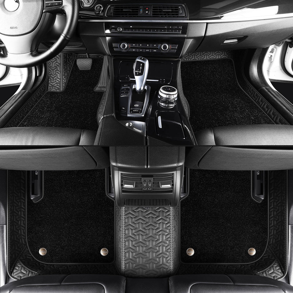 Trident Tread Custom Car Floor Mats With carpet With Logo