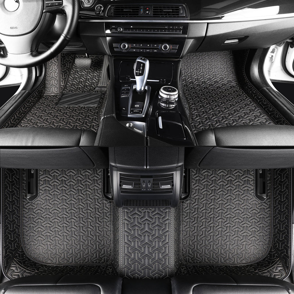 Trident Tread Car Floor Mats: Waterproof, suitable for all weather conditions and seasons, with customizable logos