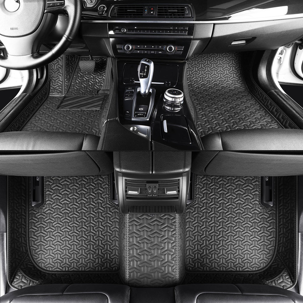 Trident Tread Car Floor Mats: Waterproof, suitable for all weather conditions and seasons, with customizable logos