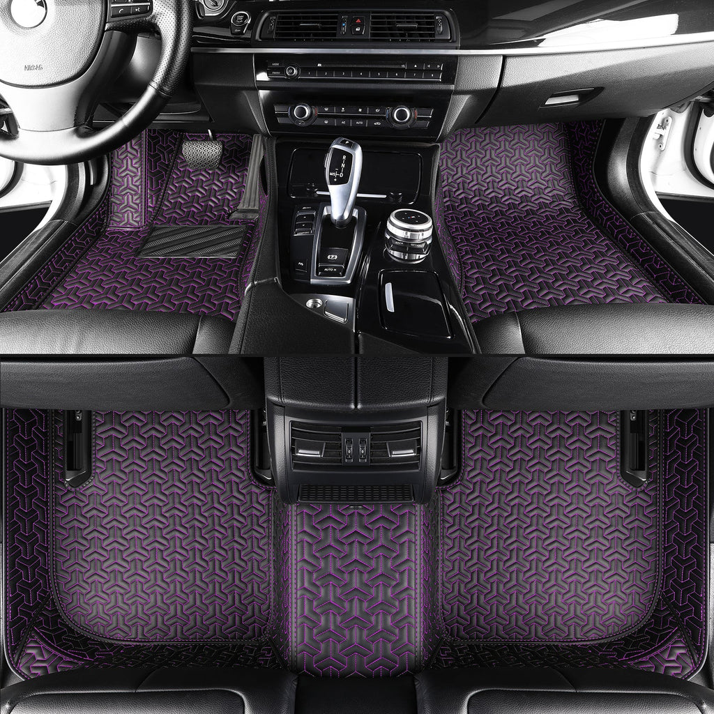 Trident Tread Car Floor Mats: Waterproof, suitable for all weather conditions and seasons, with customizable logos