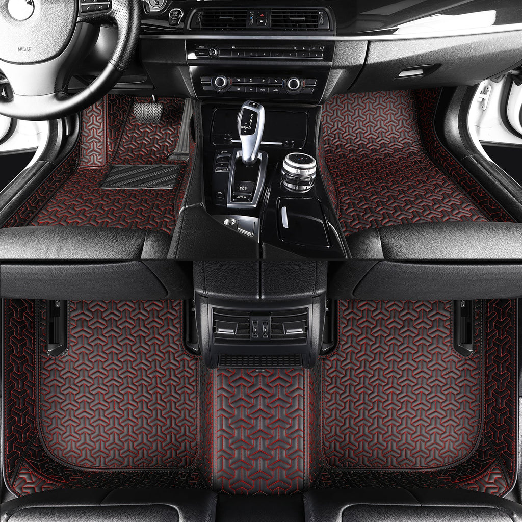 Trident Tread Car Floor Mats: Waterproof, suitable for all weather conditions and seasons, with customizable logos