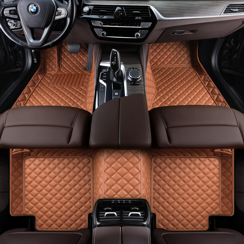 Square Car Floor Mats, With Logo Full Coverage Mats
