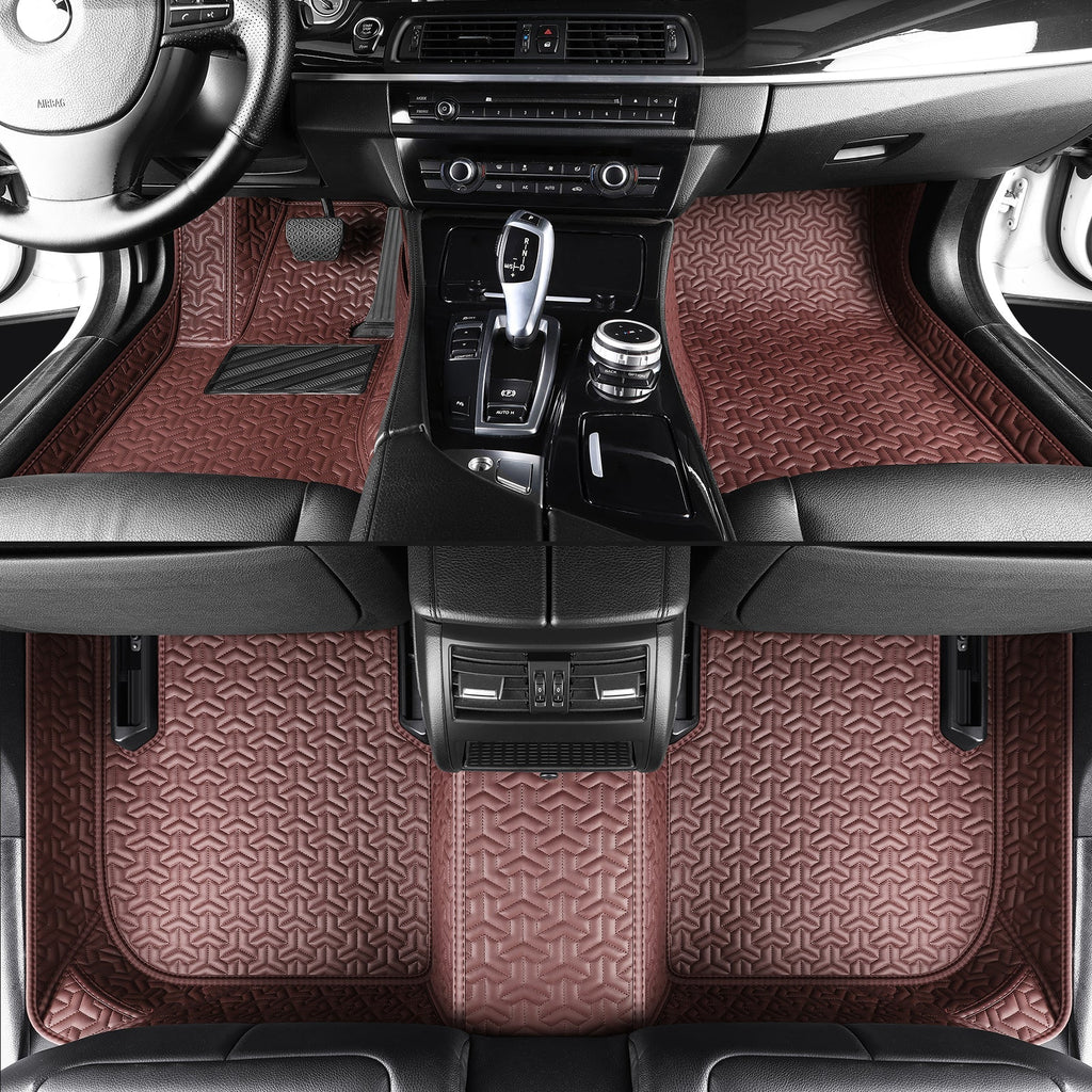 Trident Tread Car Floor Mats: Waterproof, suitable for all weather conditions and seasons, with customizable logos