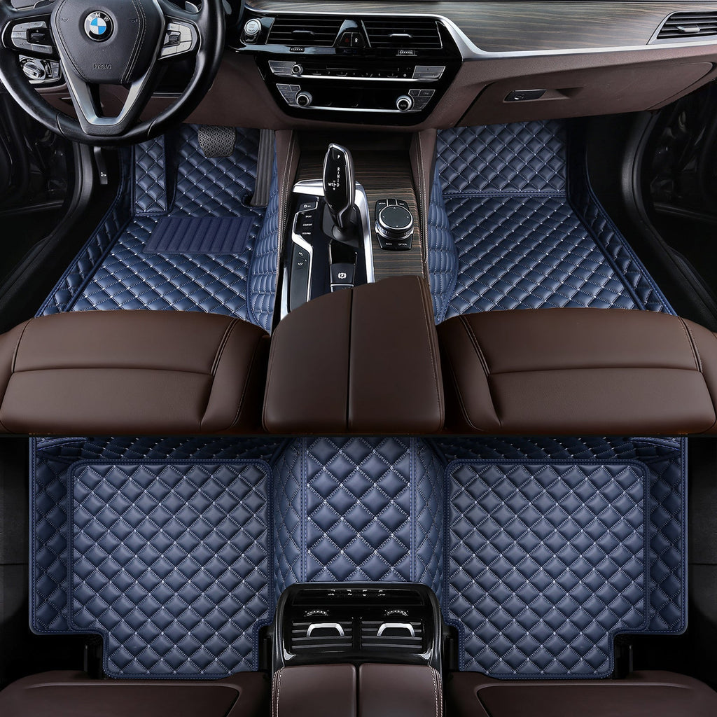 Square Car Floor Mats, With Logo Full Coverage Mats