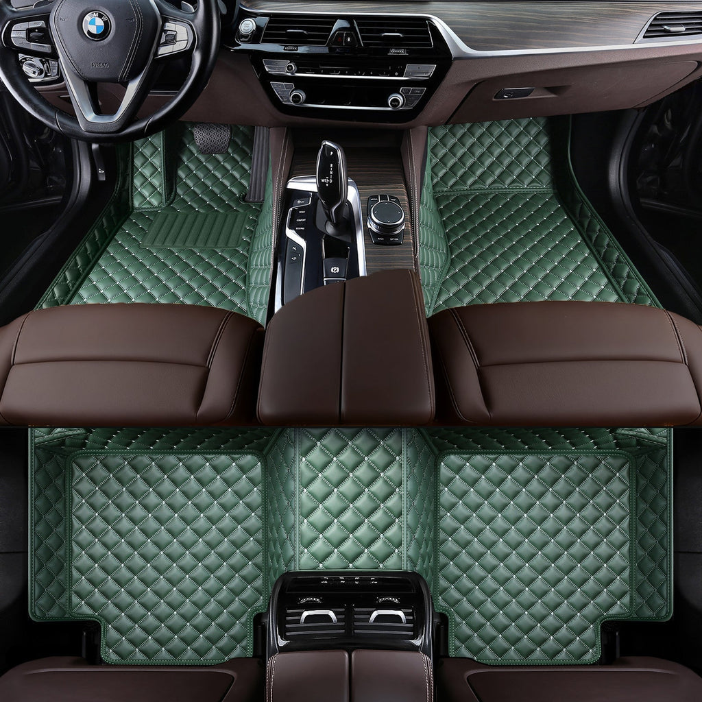 Square Car Floor Mats, With Logo Full Coverage Mats