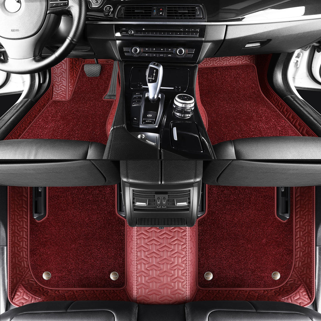 Trident Tread Custom Car Floor Mats With carpet With Logo