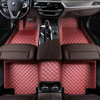 Square Car Floor Mats, With Logo Full Coverage Mats