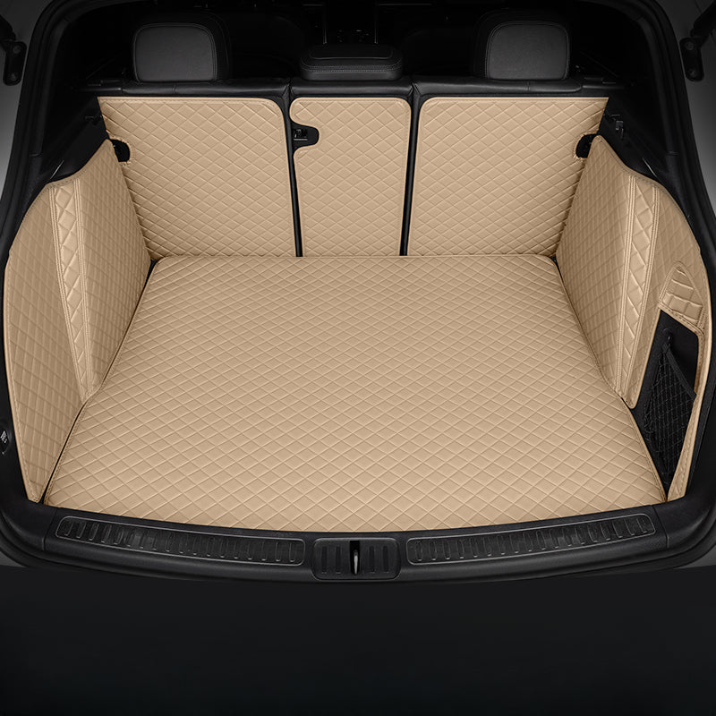 Waterproof Trunk Liners, Cargo Liners, and Pet Mats (Full Coverage with Invisible Velcro)