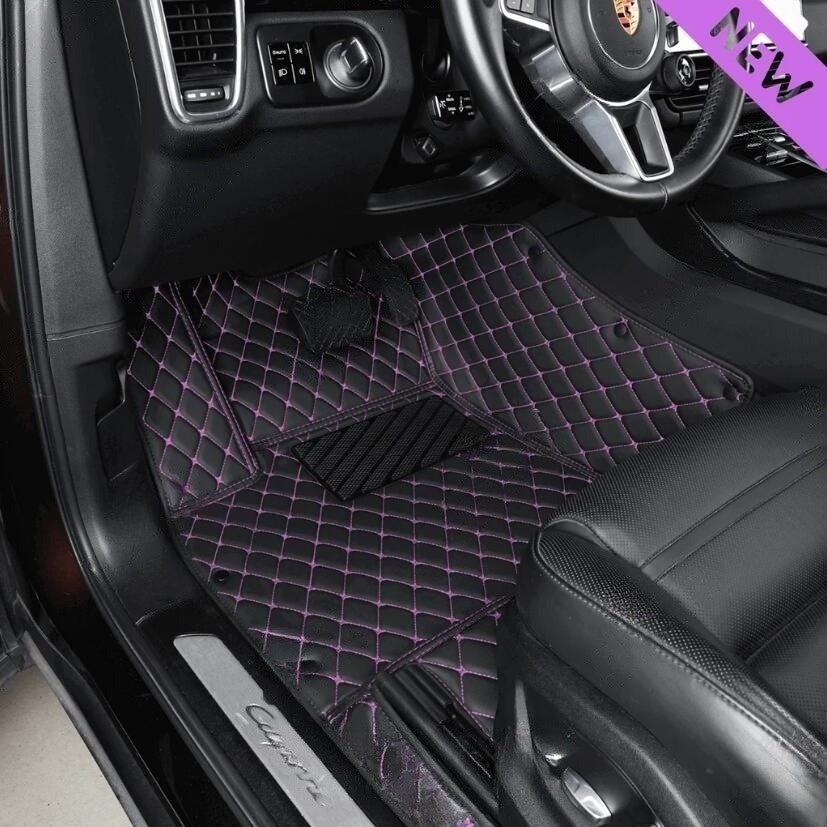 Diamond Car Floor Mats, Customizable Logo